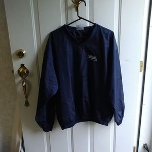 Navy "Caldwell Banker" nylon pullover, NWOT